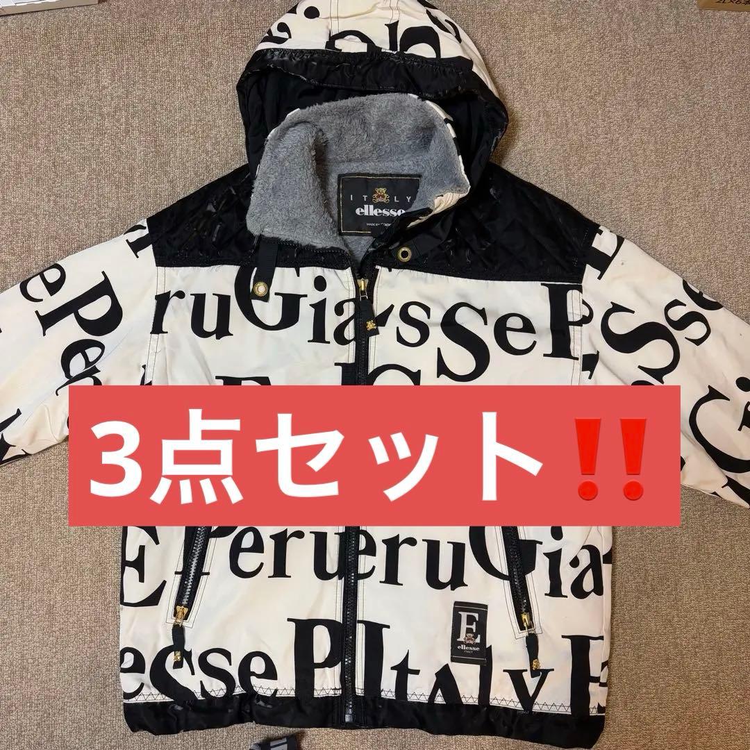 R　 ellesse(GOLDWIN)Ladiesスノボウェア3点セット