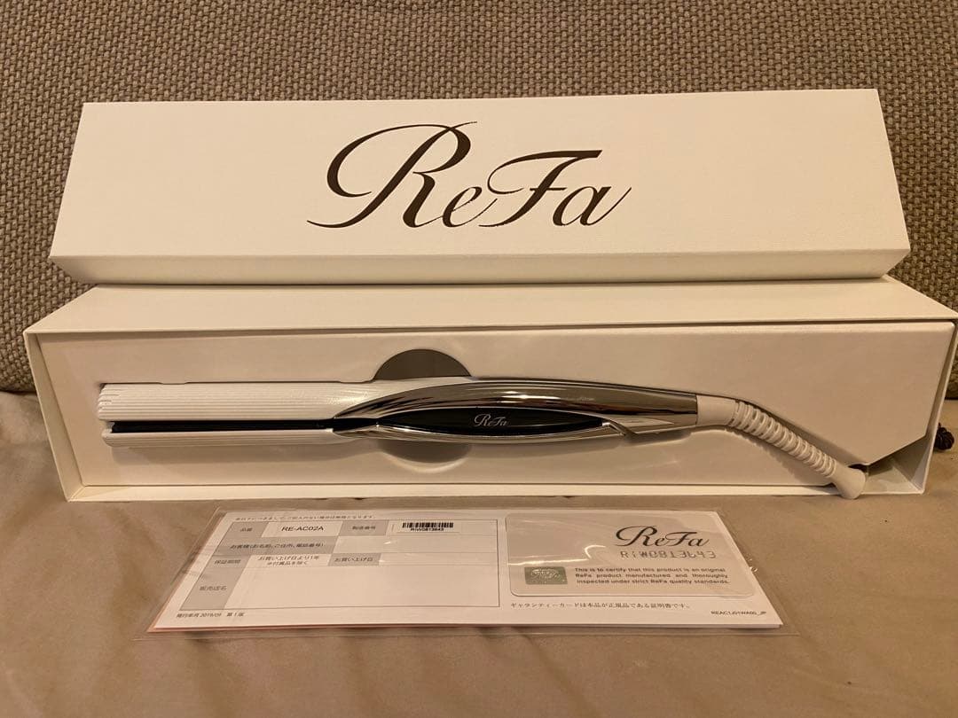 正規品　refaストレートアイロン