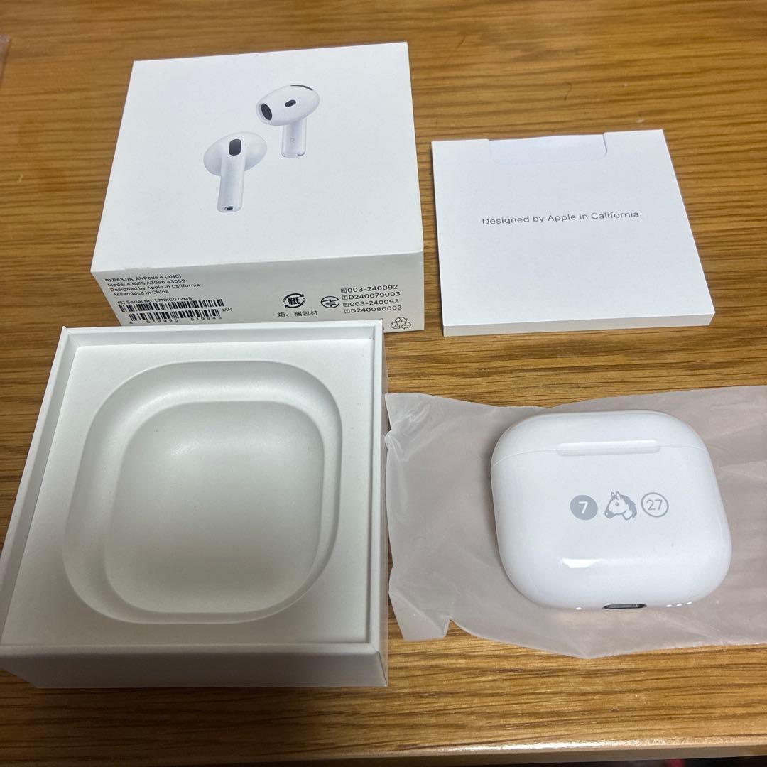 k*o様 AirPods 4 アクティブノイズキャンセリング機能搭載