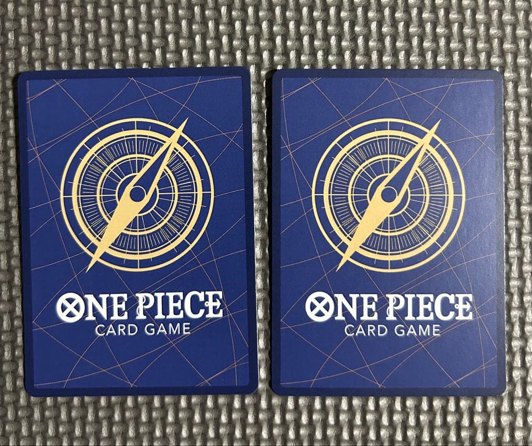 モンキー・D・ルフィ：週刊少年ジャンプ付録　ワンピースカード　2枚セット