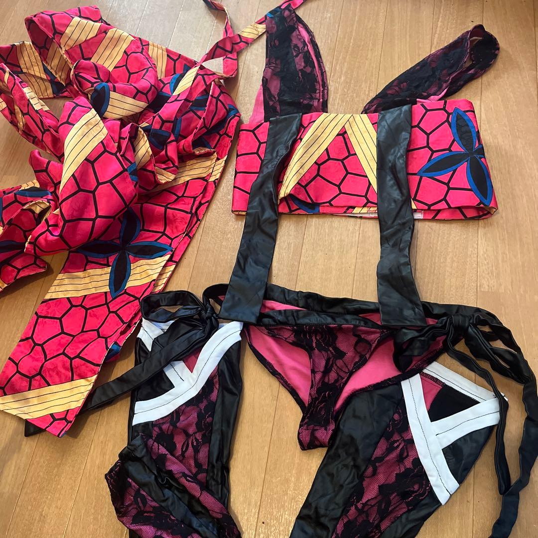 鬼滅の刃　堕姫　コスプレ　衣装一式　フリーサイズ