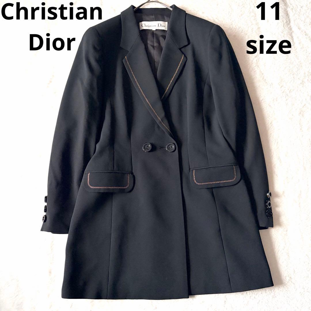 6269 希少✨ クリスチャンディオール テーラードジャケット 11 金ステッチ