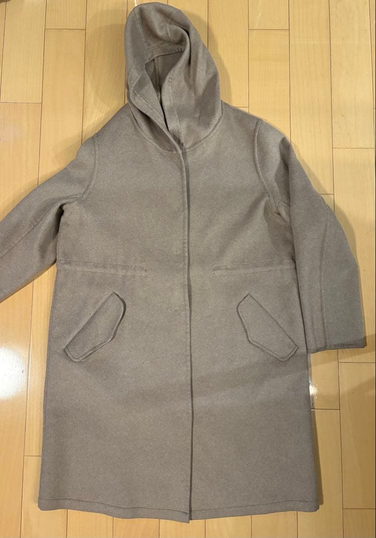 ディノス　damaダーマコレクション　ファー付きロングコート　ミンク