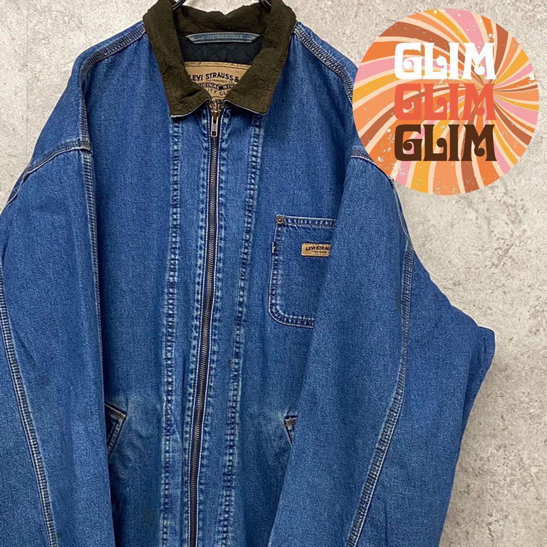 US古着◆リーバイス カバーオール デニムジャケット メンズ2XL