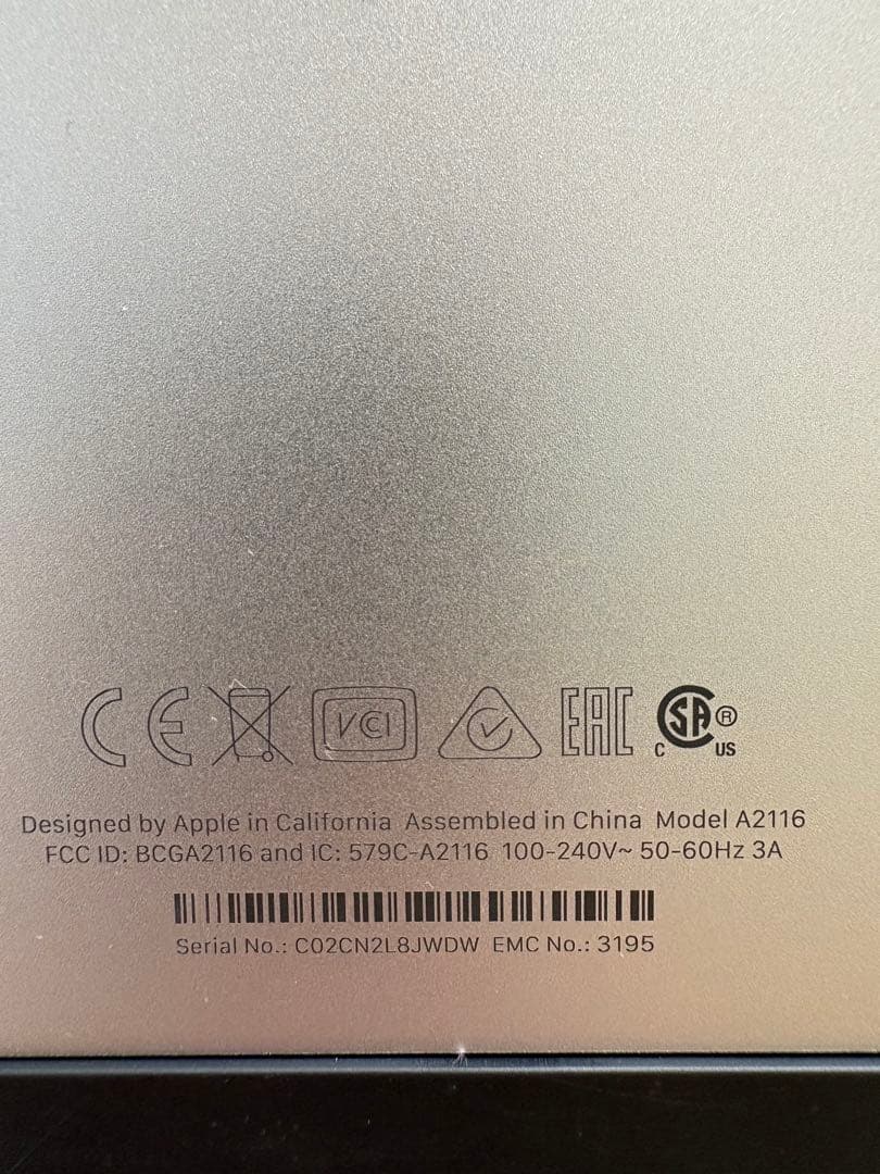 Apple iMac A2116 シルバー デスクトップPC ジャンク品