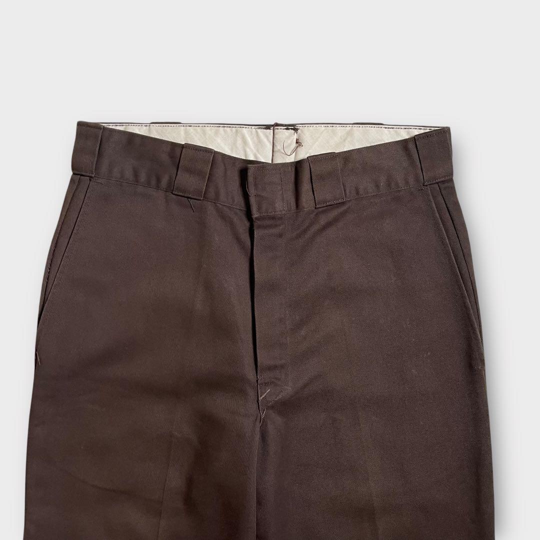 Dickies 80s チノパン ちびタグ 30×32 ブラウン ストレート