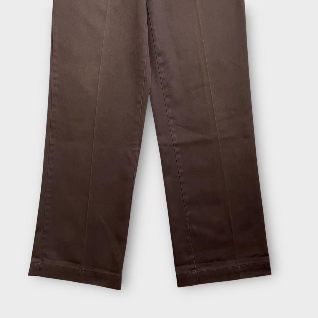 Dickies 80s チノパン ちびタグ 30×32 ブラウン ストレート