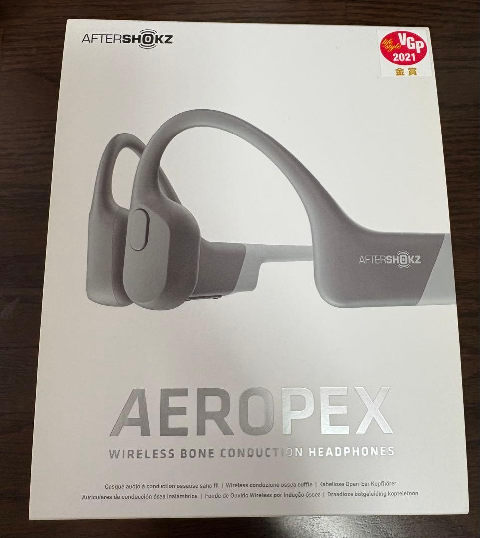 AfterShokz AEROPEX 骨伝導イヤホン Lunar Grey