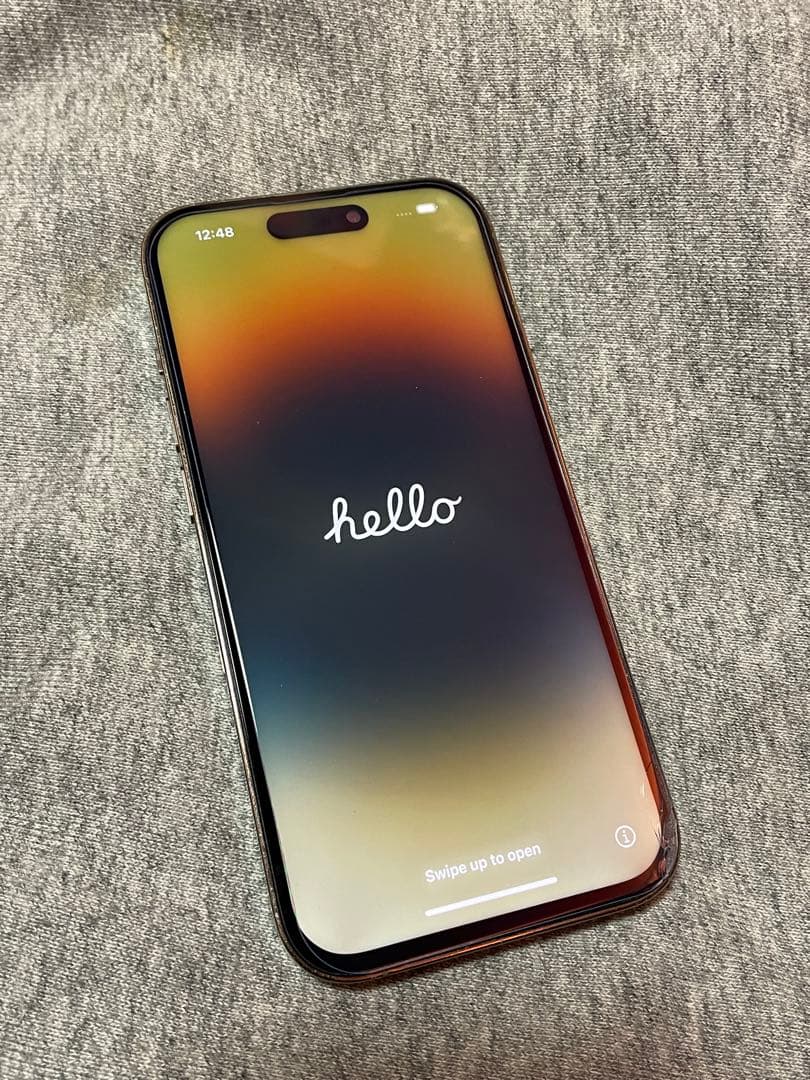 iPhone 14 Pro 本体 バッテリー81% 背面割れ