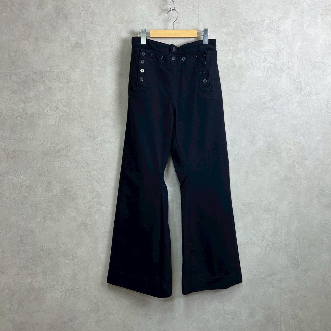 60s US NAVY セーラーパンツ ワイドパンツ ウール vintage