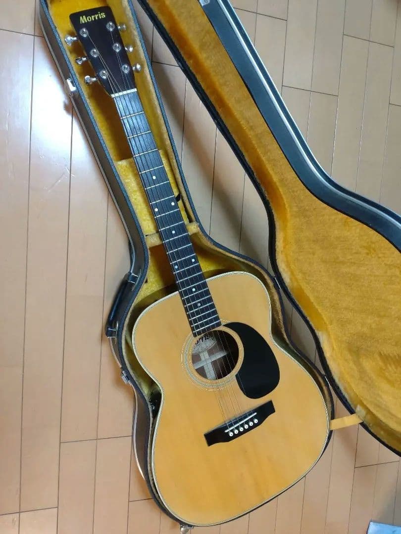Morris F-20 アコースティックギター ハードケース付き