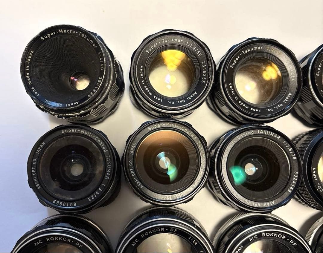 【まとめ売り②】PENTAX、MINOLTAオールドレンズレンズ24点