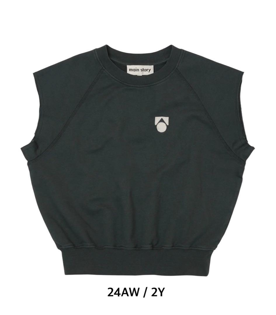 トップス 24AW main story Tank / Dark Shadow / 2Y