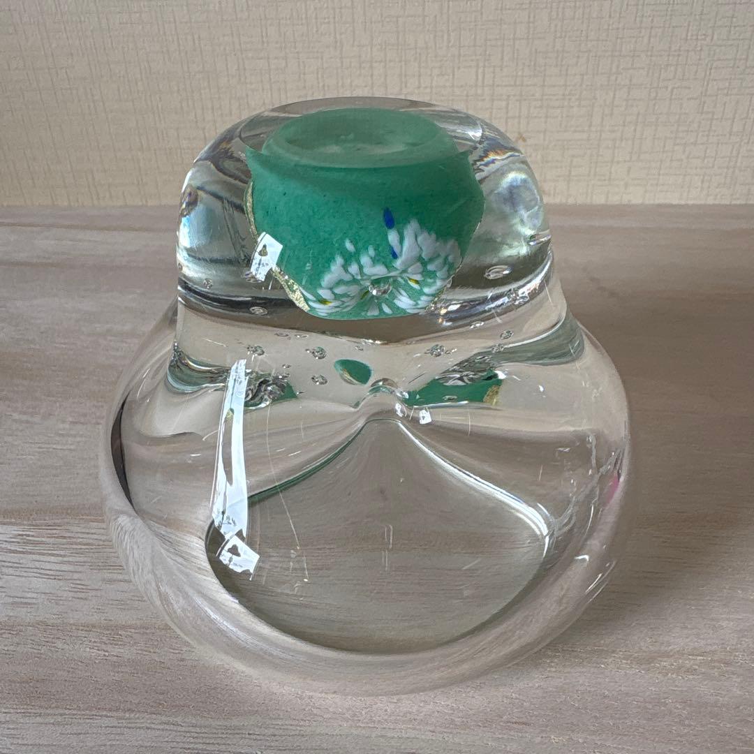 ガラス　黒木国昭　小鉢　ペーパーウェイト　花器