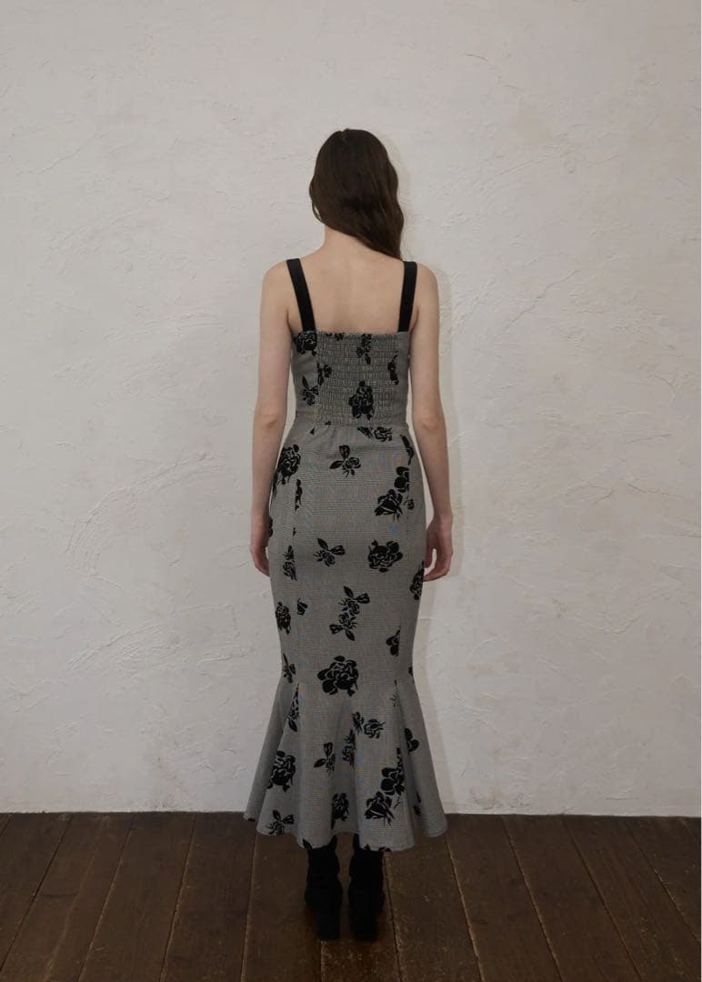 ワンピース YILON CHECK RIBBON MERMAID OP