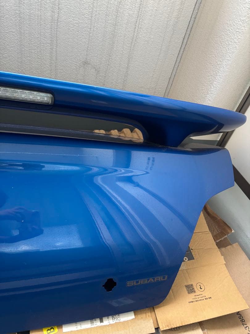 SUBARU WRX GDA涙目リアウイング 青　インプレッサ