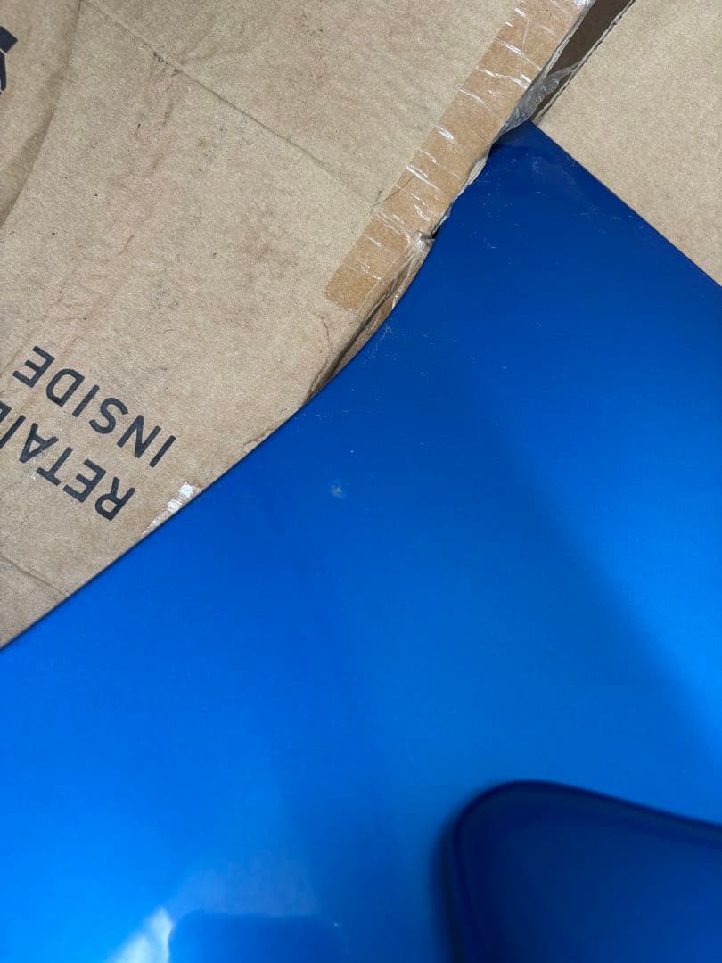 SUBARU WRX GDA涙目リアウイング 青　インプレッサ