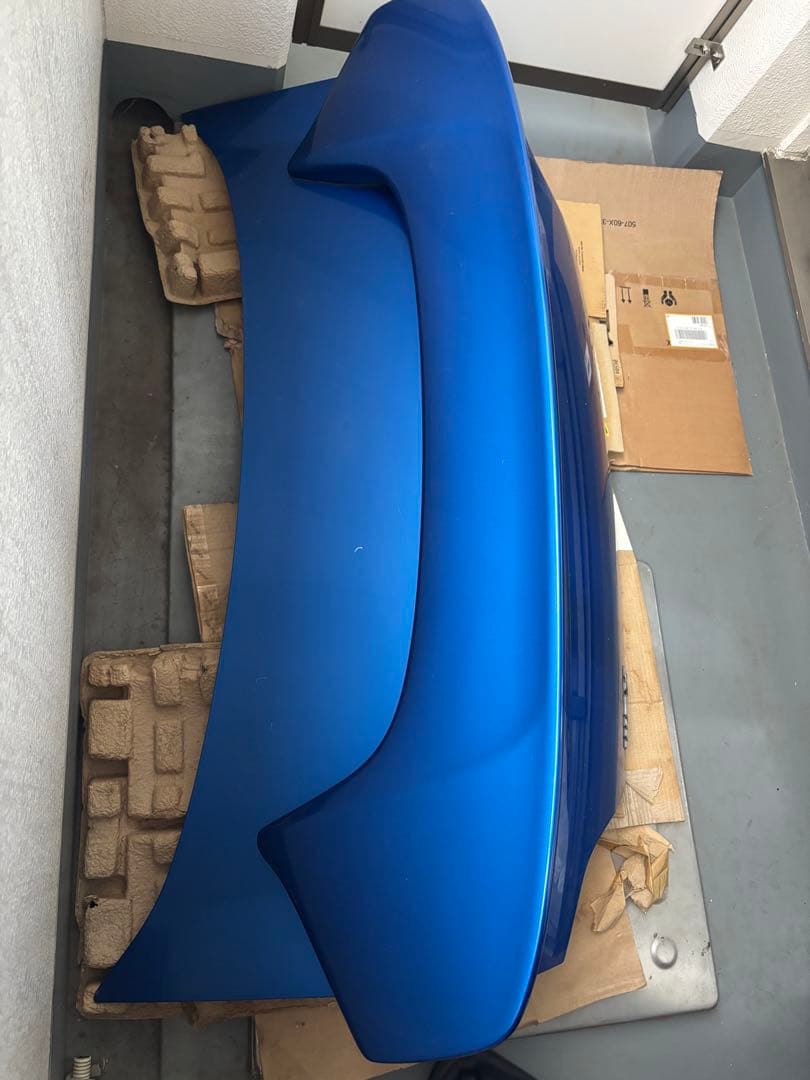 SUBARU WRX GDA涙目リアウイング 青　インプレッサ