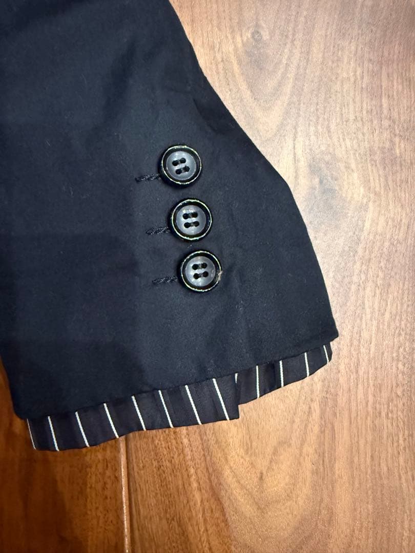 コムデギャルソン 二重 レイヤード ロング ジャケット　2011ss