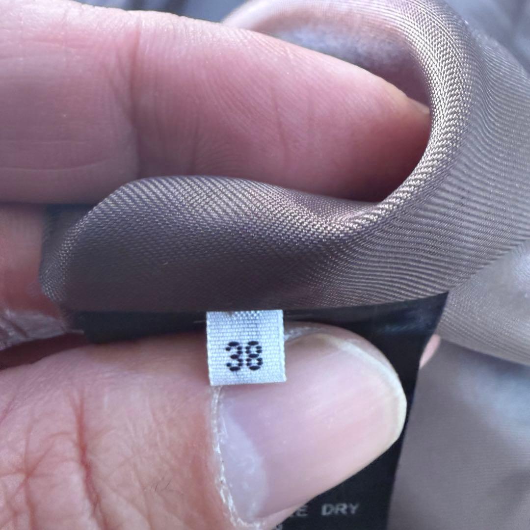 IENAイエナ　イタリア製MANTECOボリュームコート　薄ベージュ　38