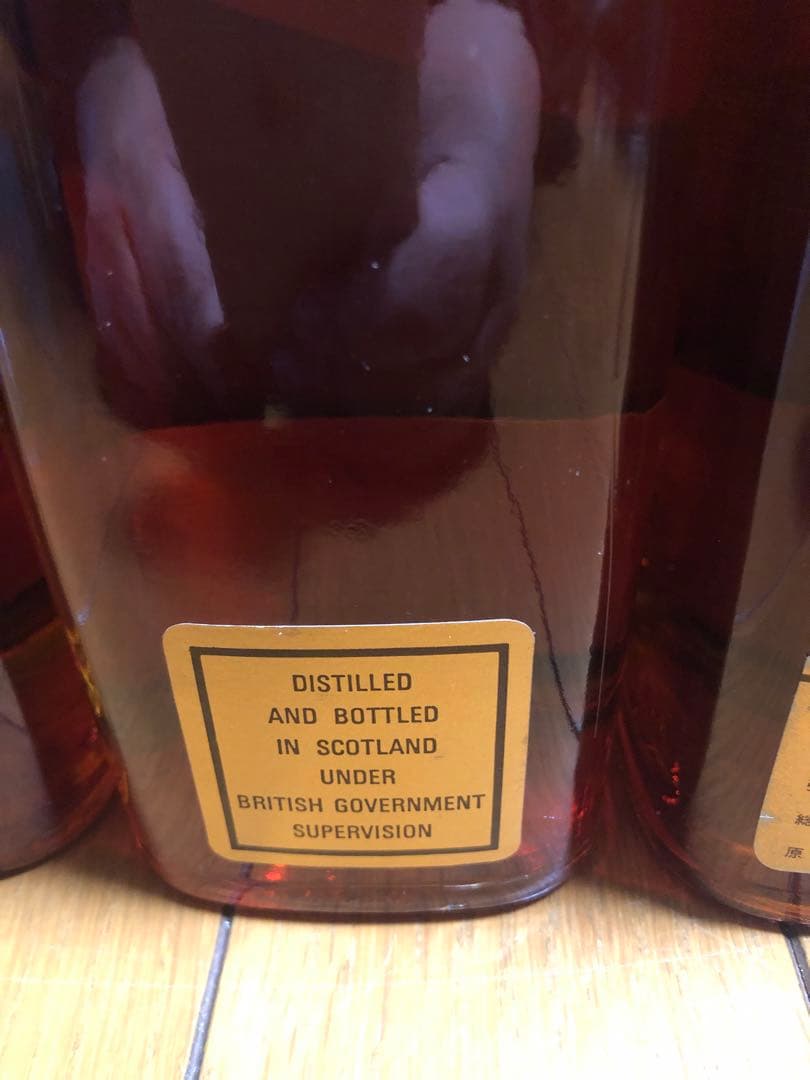 ジョニ黒　黒金キャップ特級表記混ざりジョニーウォーカー5本セット