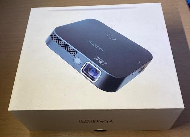 【中古良品】モバイルミニ高輝度ＬＥＤポータブルプロジェクターｉＯ４