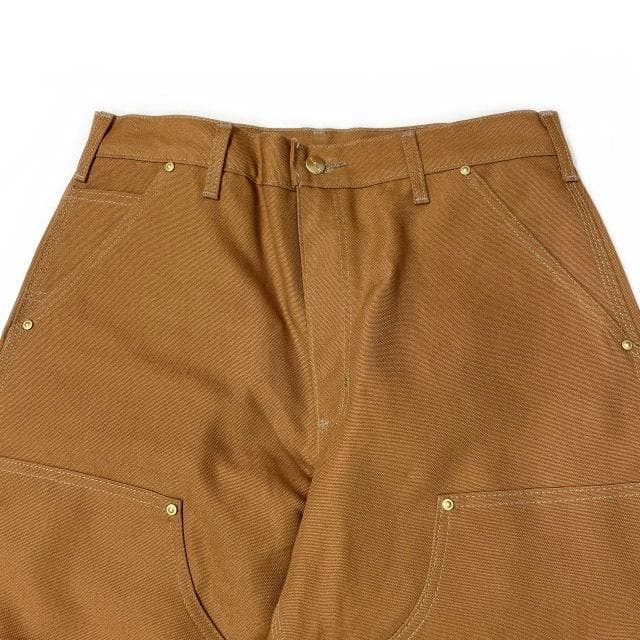 カーハート ワークパンツ US購入 ダブルニー(33×30)茶 181218