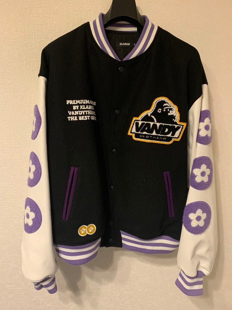 S*n様 XLARGE×VANDY THE PINK VARSITY JACKE