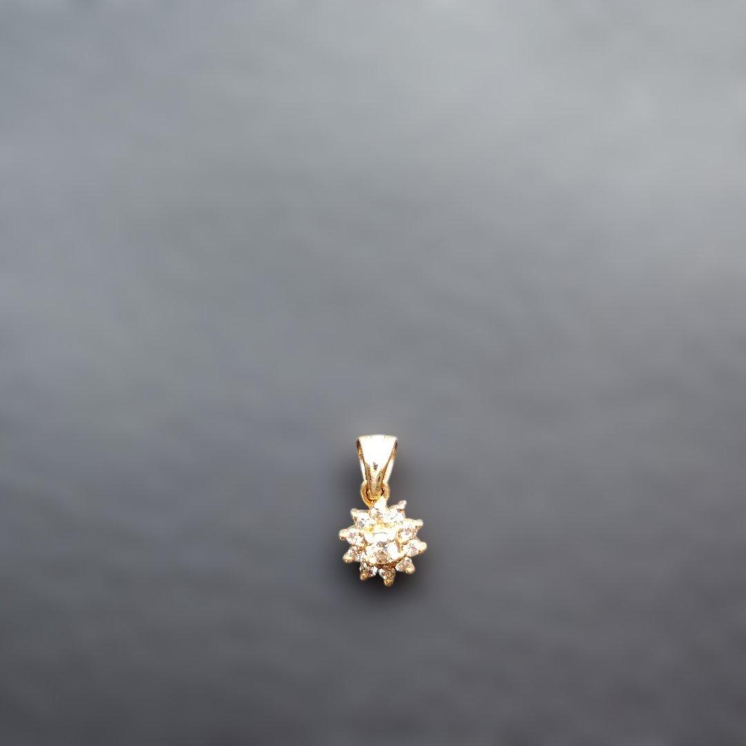 K18Pt900 ダイヤモンドペンダントトップ