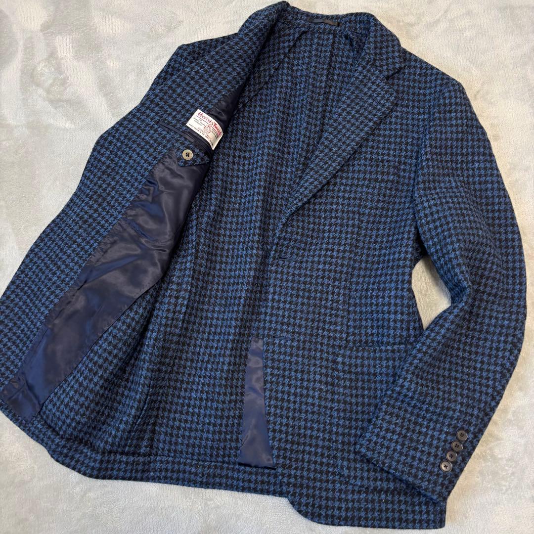50サイズ✨トゥモローランドピルグリム×ハリスツイード 千鳥柄 テーラード