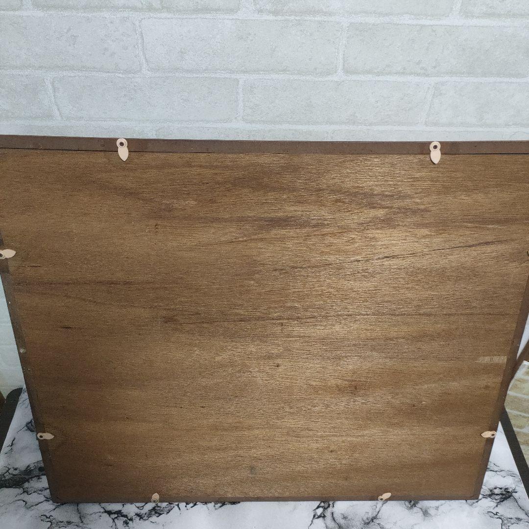 【レトロ】桂月刻 彫金 銅板彫刻 牡丹 花 絵画 額縁 額装 インテリア