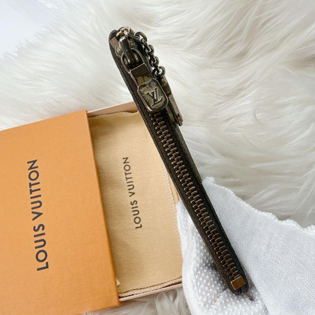 箱保存袋付　ルイヴィトン　モノグラム　ポシェットクレ　キーケース