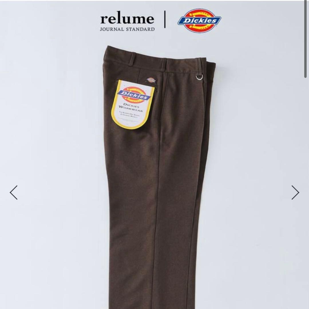 relume×dickies ピンタックワイドスラックス