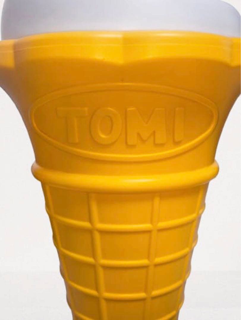 スジャータ TOMI レトロソフトクリーム看板（業務用・照明付き）93cm