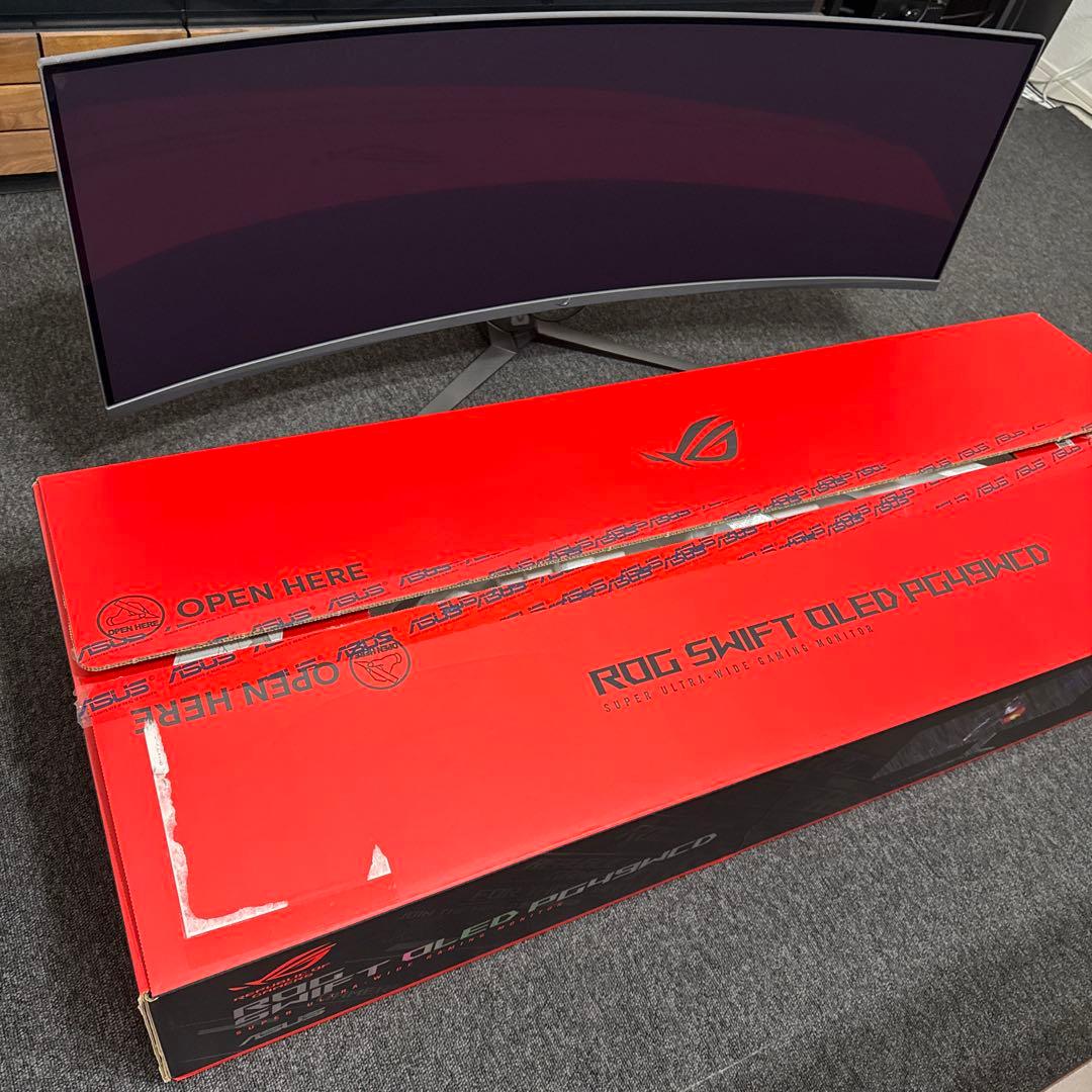 ASUS 49 ワイドモニター ROG Swift OLED PG49WCD