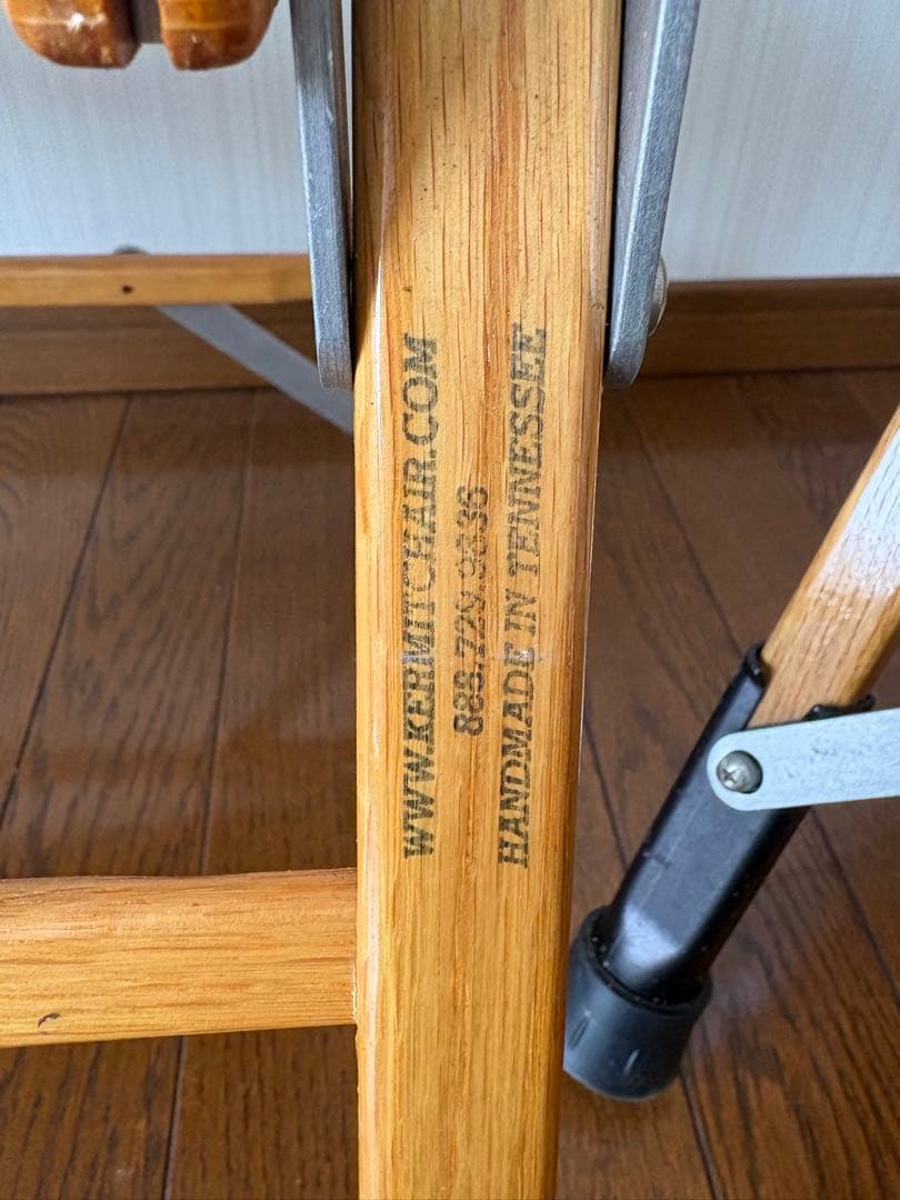 刻印有り カーミットチェア ワイド 2脚セット 純正シート付 コンダクターズ