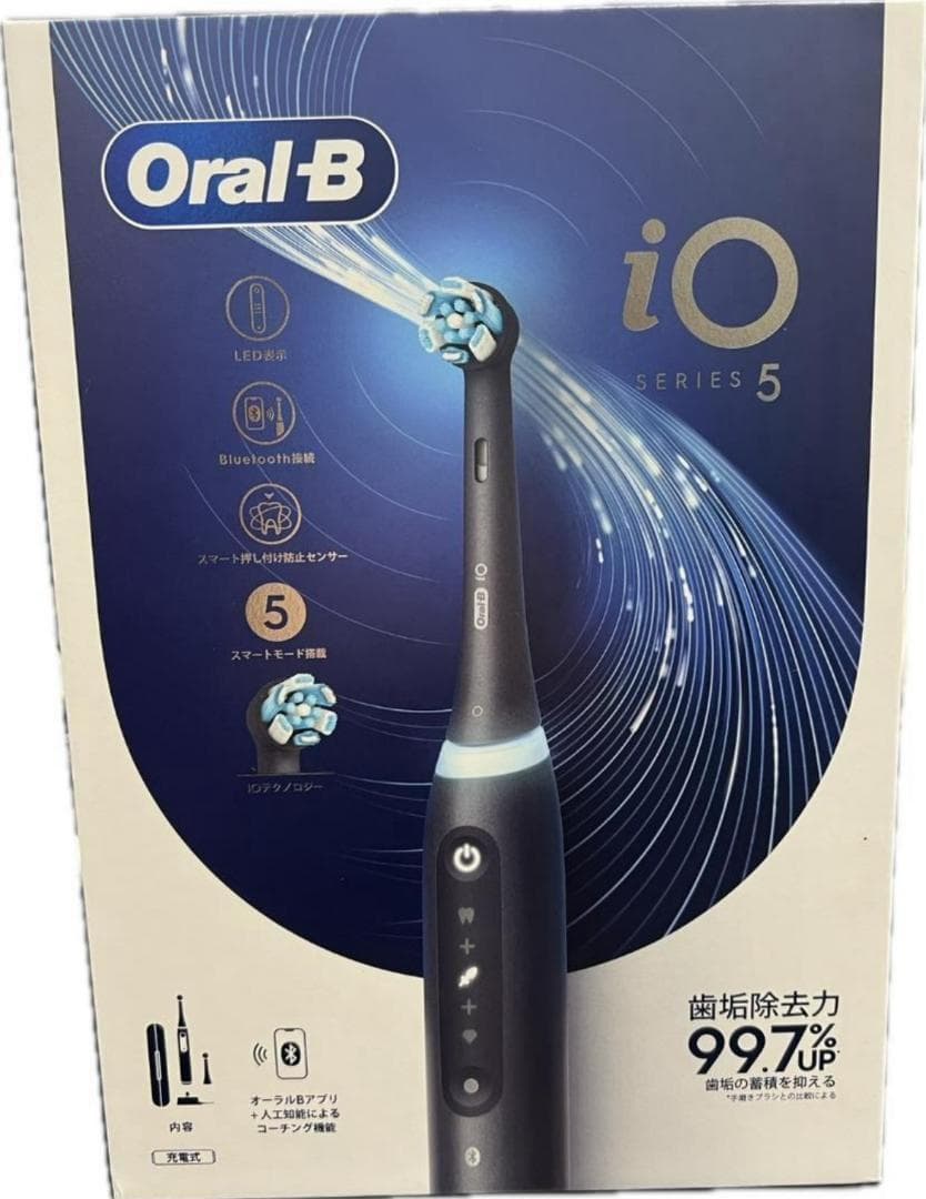 ブラウン 電動歯ブラシ オーラルB iOシリーズiO5 IOG52J62KBK①