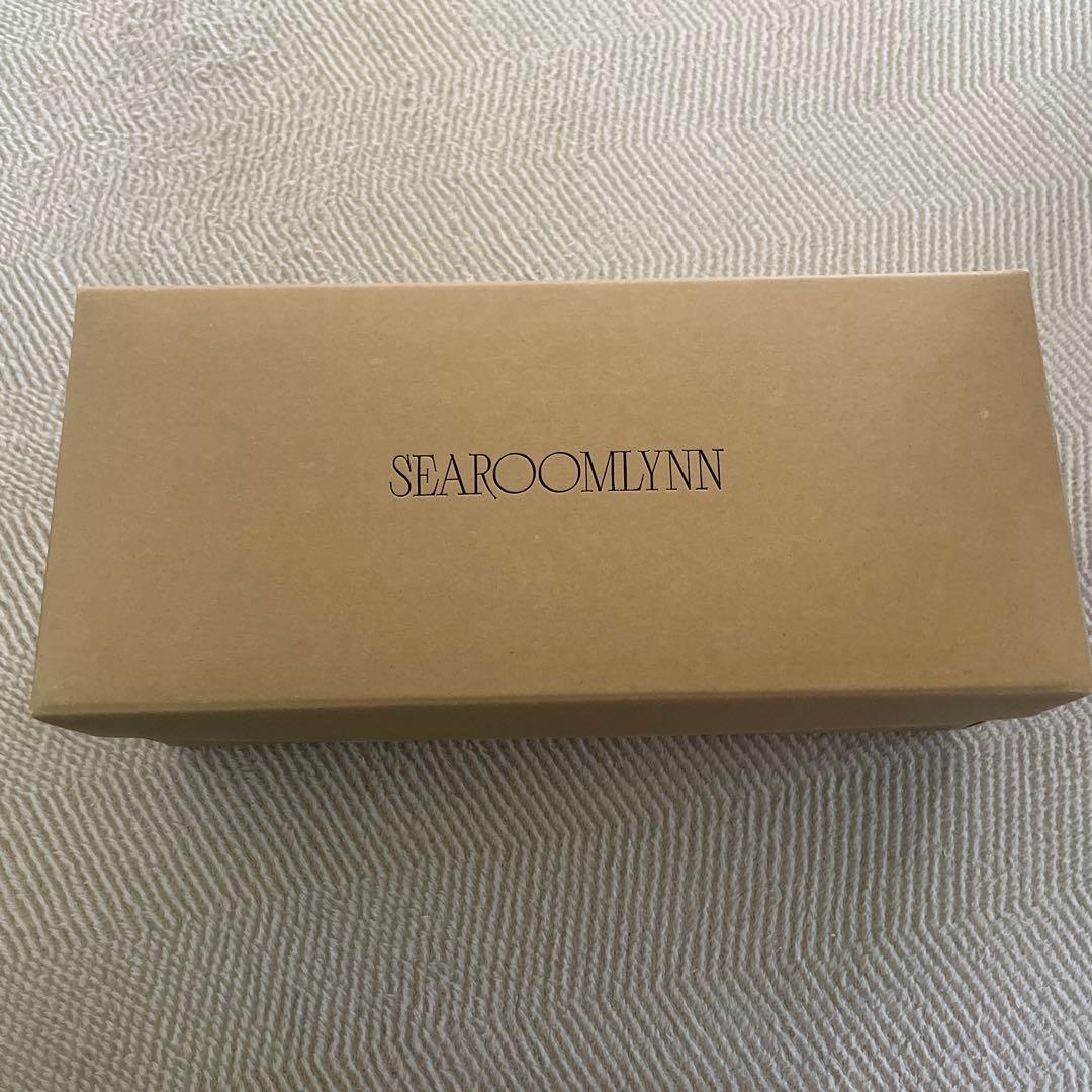 【新品未使用】TULLEビジューバックストラップミュール　ベージュ/クリア　M