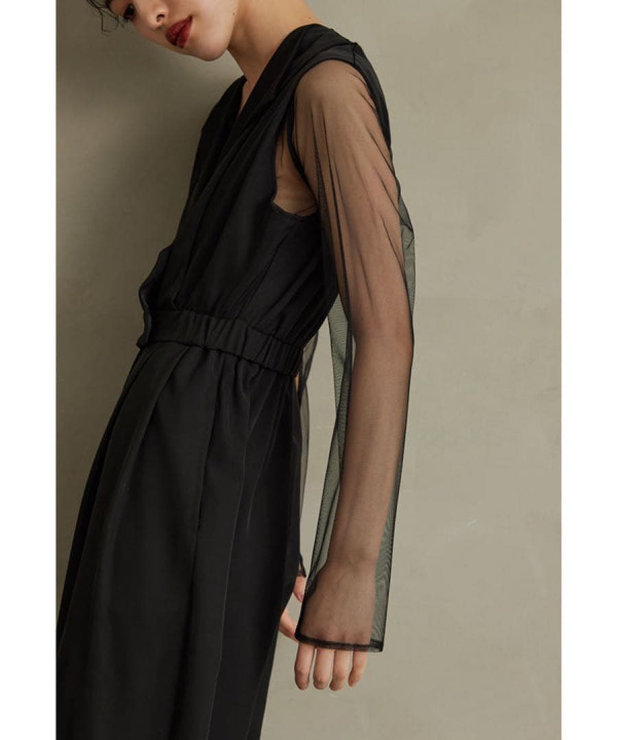 ＊美品＊スタンドアウトカラーオールインパンツ 2点セット パンツドレス