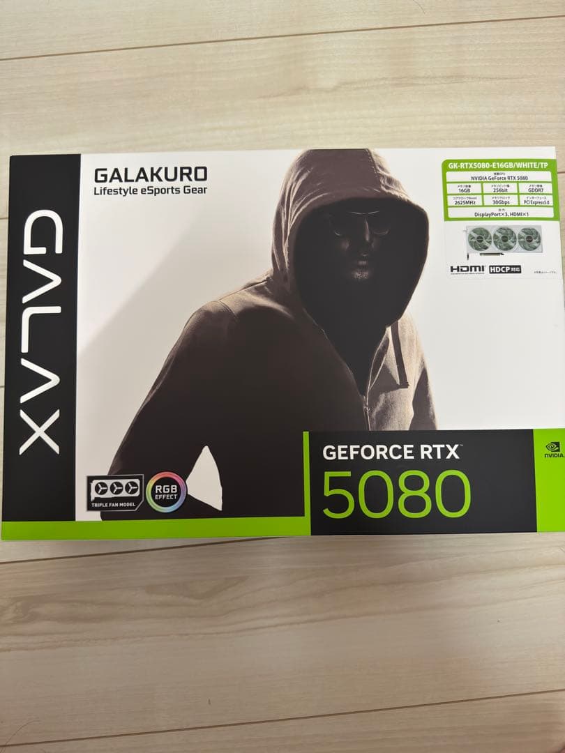 【ROP不足なし】GeForce RTX 5080 GALAKURO ホワイト