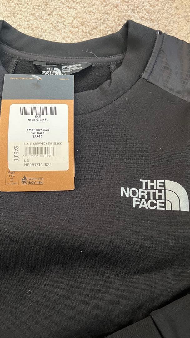 The north face ノースフェイス トレーナー(キッズ/ジュニア L)