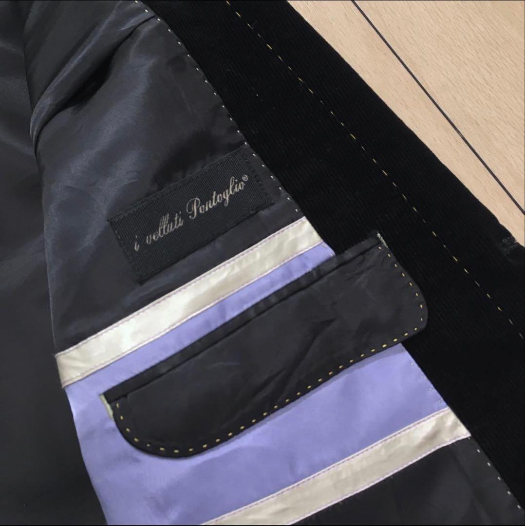 美品 ポールスミス コーデュロイ ジャケット ブラック 黒 XL位