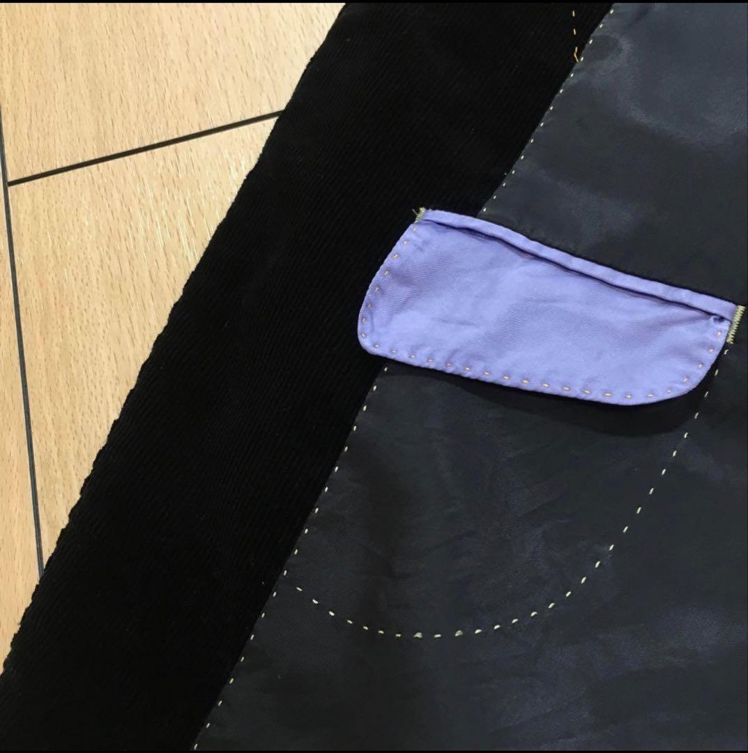 美品 ポールスミス コーデュロイ ジャケット ブラック 黒 XL位