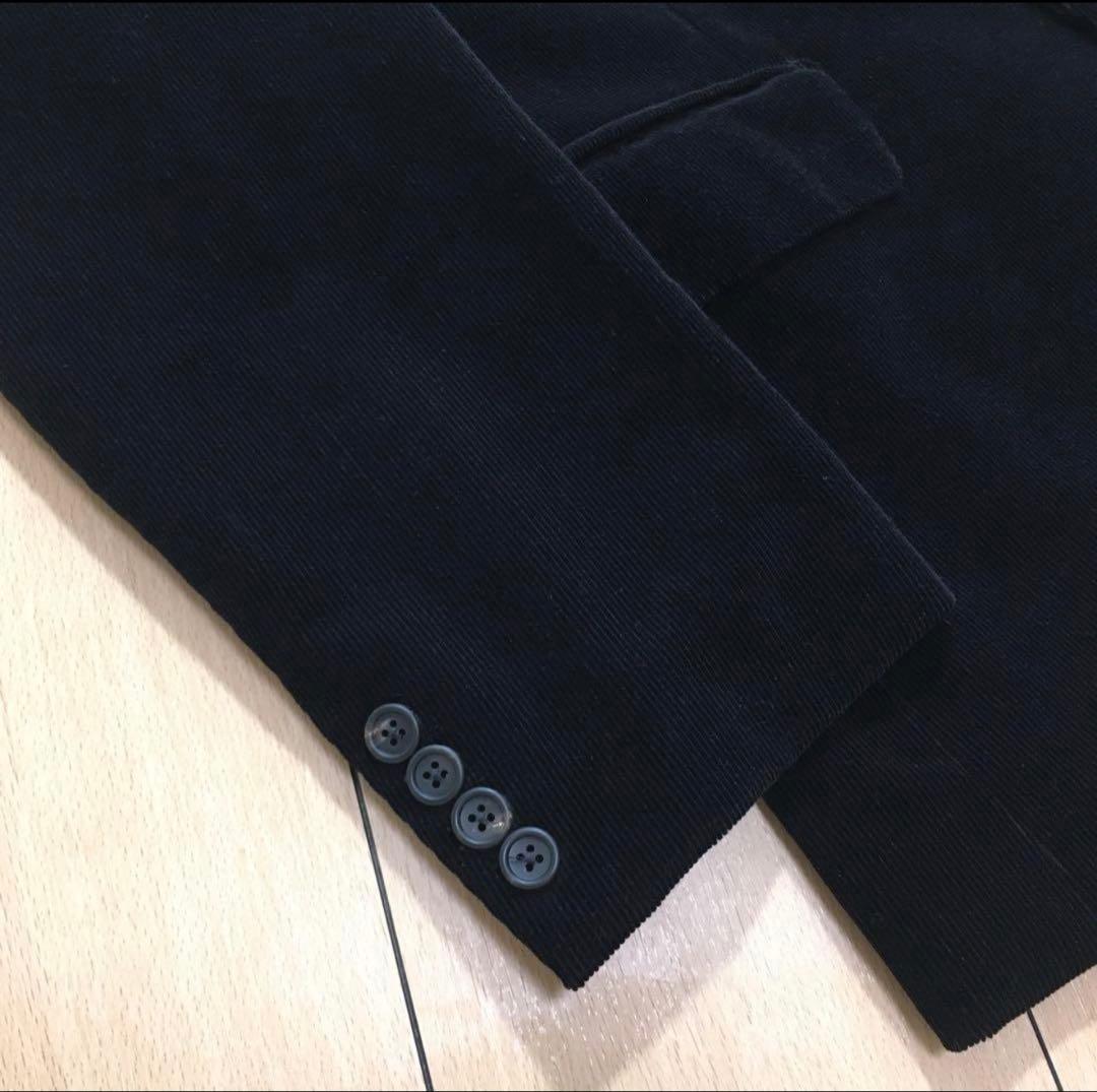 美品 ポールスミス コーデュロイ ジャケット ブラック 黒 XL位