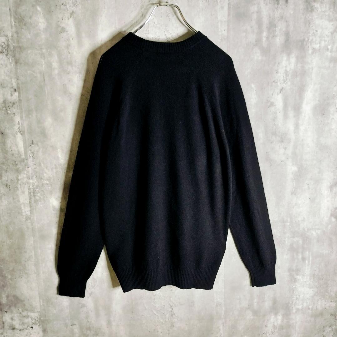 極美品★ディオール ショーン・ステューシー カシミヤ100％ ロゴ刺繍 ニット