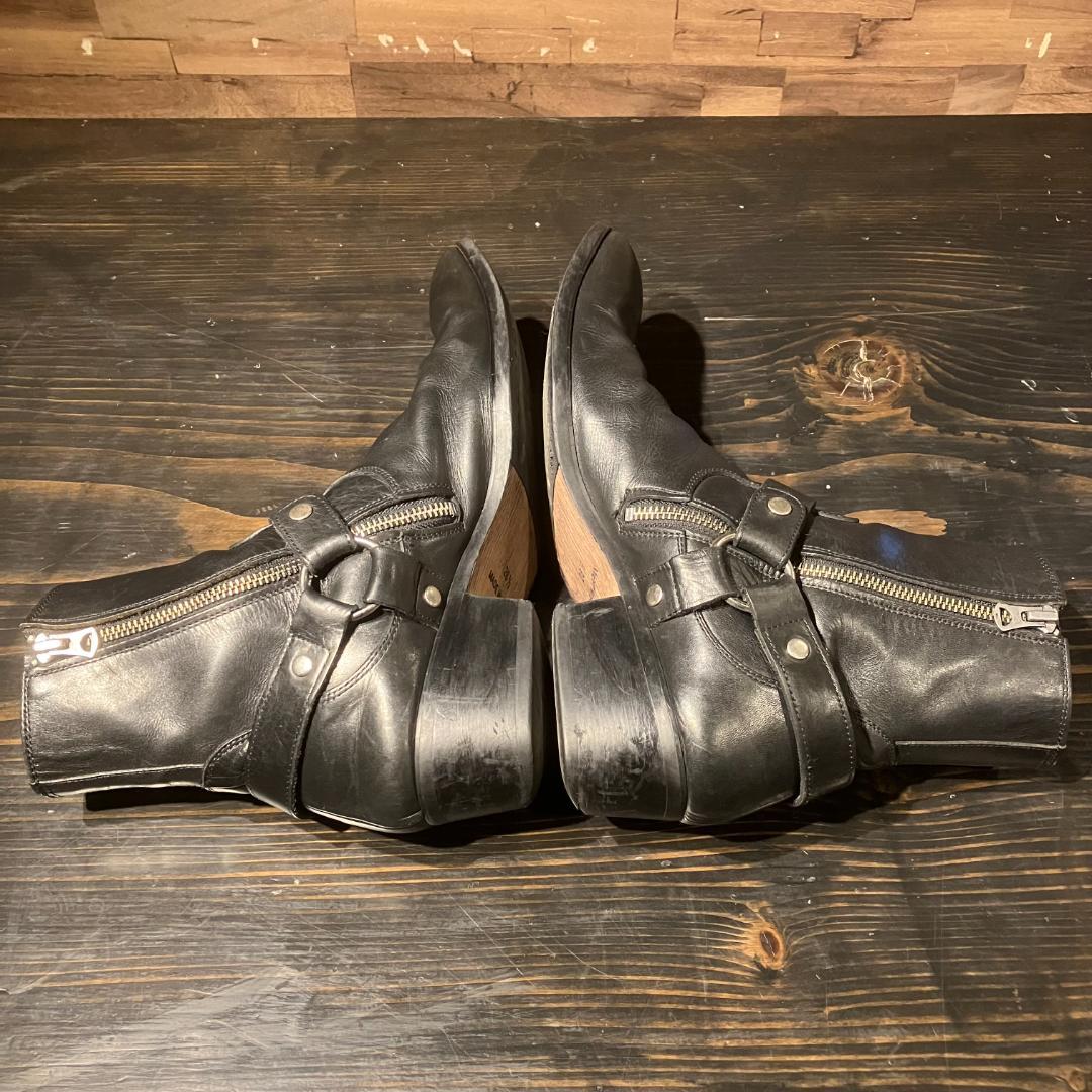 whoop-de-doo　ヒールブーツ　リングベルト/本革/厚底　26.5cm