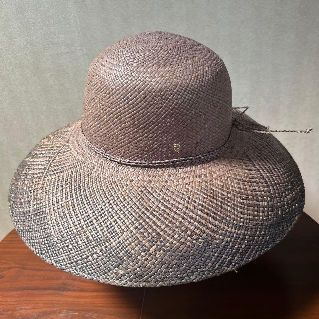 ヘレンカミンスキー　パナマ帽子　グレー