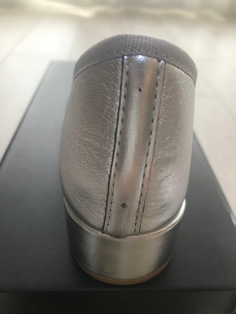 【新品未使用】【傷あり】Repetto レペットバレエシューズ シルバー37.5