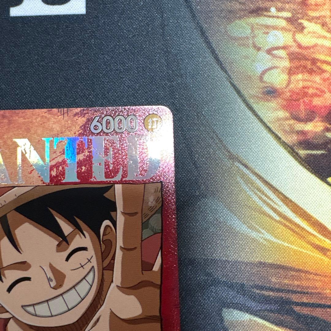 ワンピースカード　モンキー・D・ルフィ SR SP(スペシャルカード) 手配書