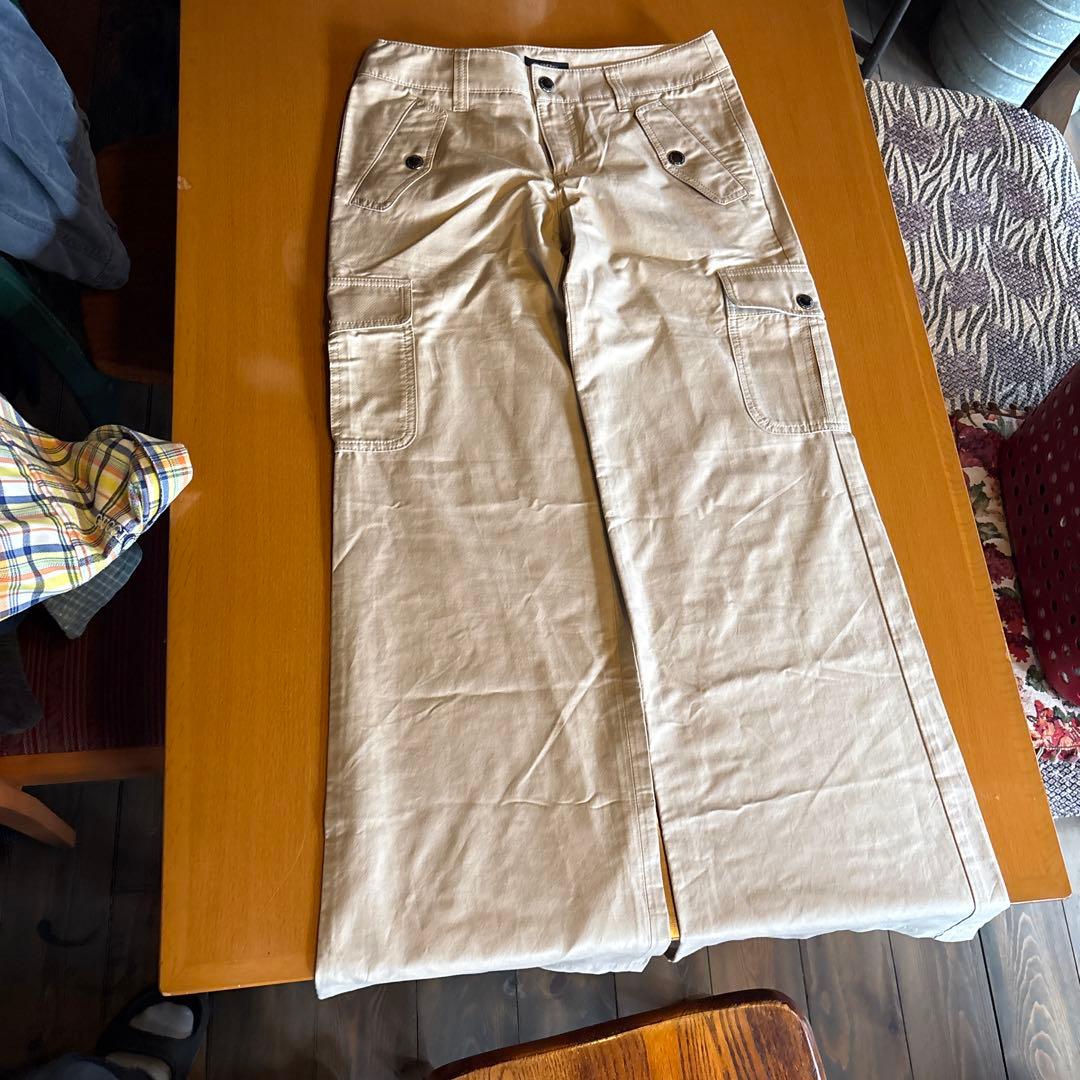 な*ず様 BURBERRYLONDON　フレアカーゴパンツ　三陽商会　40
